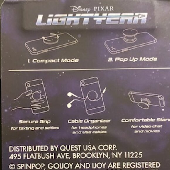 Disney Pixar Spin Pop: Buzz Light Year *Phone Grip* - Picture 3 of 6